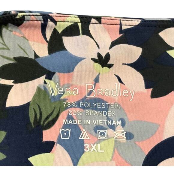 Vera Bradley Women’s 3XL Floral Yoga Stretch Pants W/ Cell Phone Pockets - Picture 2 of 3